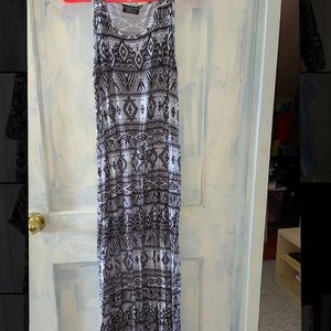 Aztec maxi dress